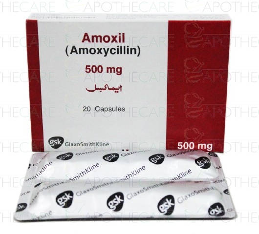 Amoxil Capsules 500Mg (20 tablets)