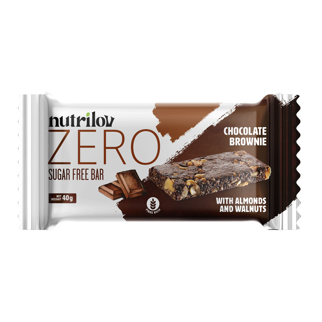 ZERO CHOCOLATE BROWNIE 40G BAR 1X20S