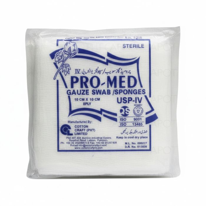 PRO-MED 10CM X 10CM 1X100S