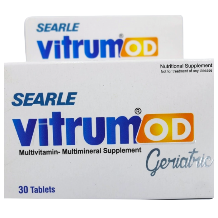 VITRUM OD GERIATRIC TABLETS 1X30S