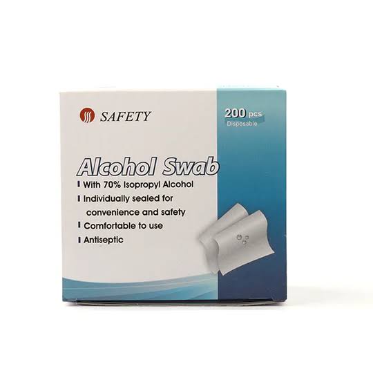 SAFETY ALCOHOL SWAB 1X200S