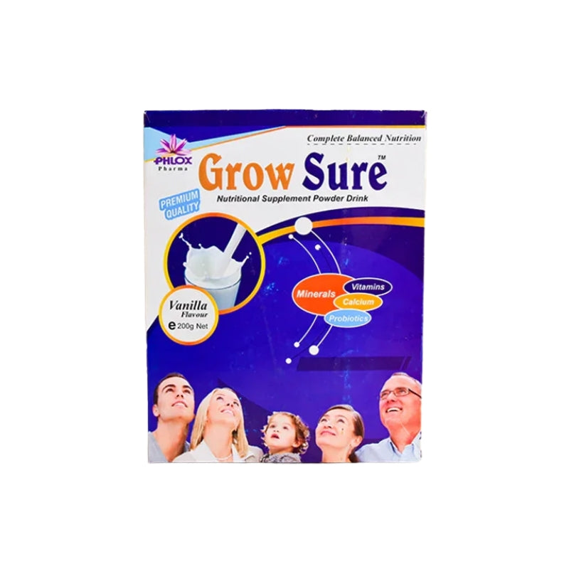 GROW SURE VANILLA POWDER 200GRAM 1S