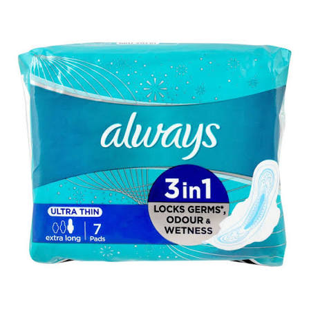 ALWAYS ULTRA THIN EXTRA LONG 7PCS (HRBL) 1S