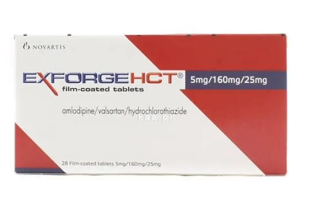 Exforge HCT 5/160/25mg Tablet