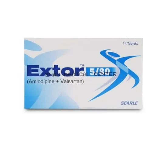 Extor 5mg+80mg Tablet (14 tablets)