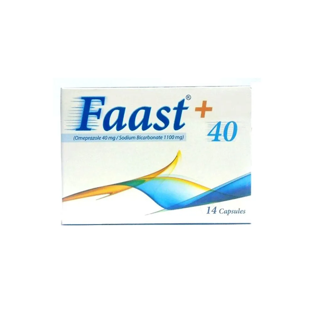 Faast Plus 40mg/1100mg Capsule (7 tablets)
