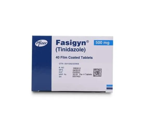 Fasigyn 500mg Tablet (x10 Strips)