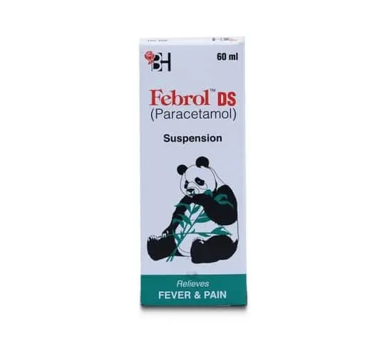 Febrol DS 250mg/5ml Suspension 60 ml