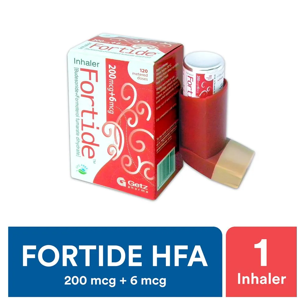 Fortide HFA Inhaler 200mcg/6mcg 1 S
