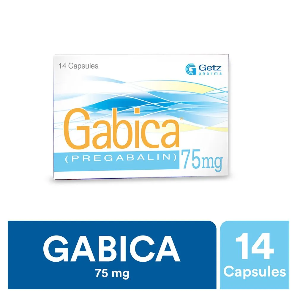 Gabica 75mg Capsule (7 tablets)