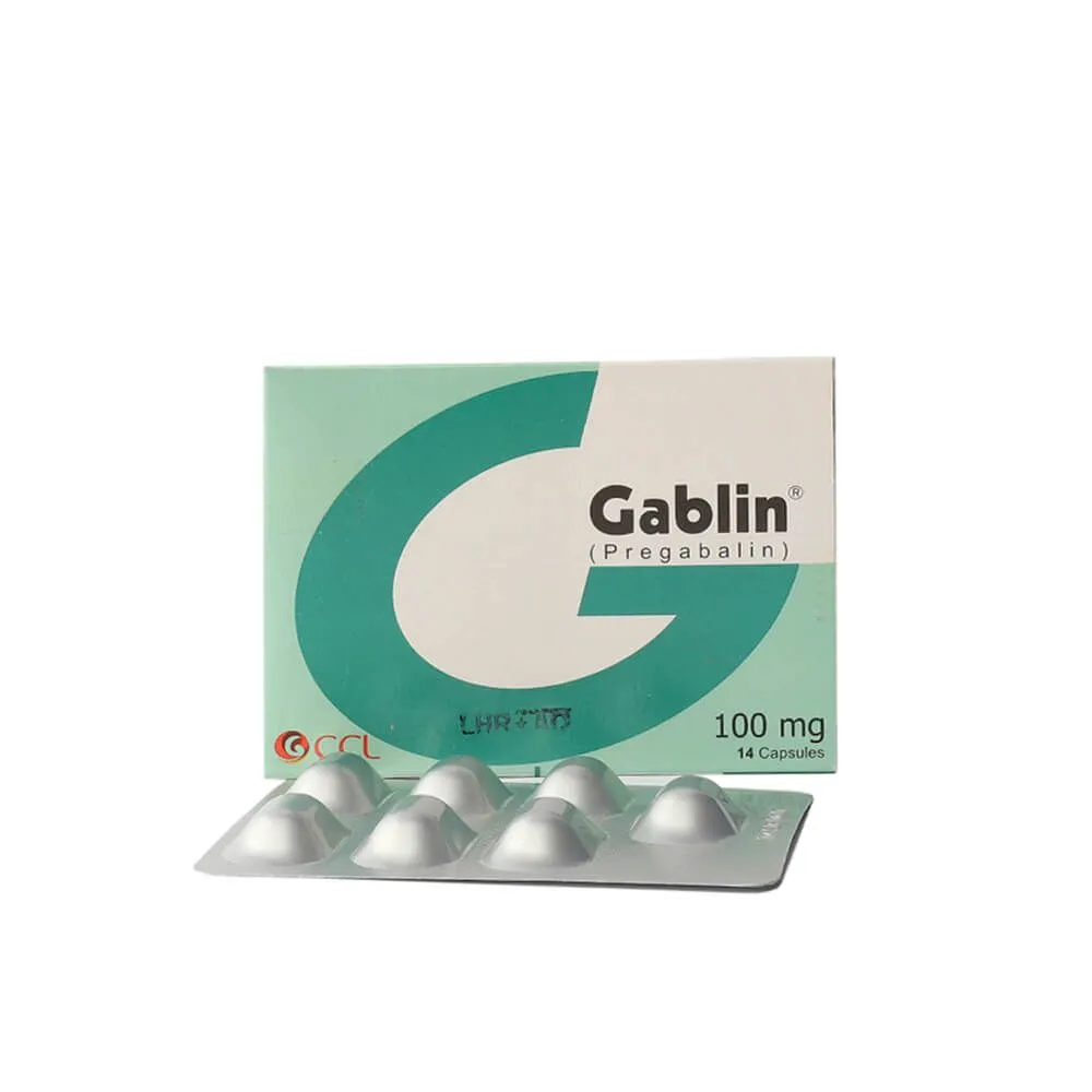 Gablin 100mg Capsule (x2 Strips)