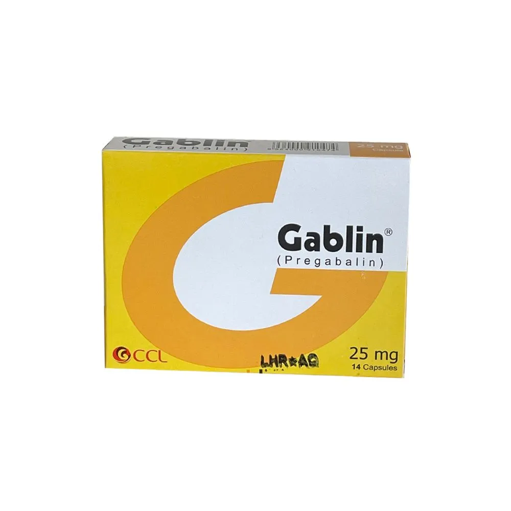 Gablin 25mg Capsule (x2 Strips)