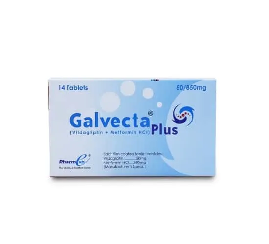 Galvecta Plus 50mg+850mg Tablet (7 tablets)