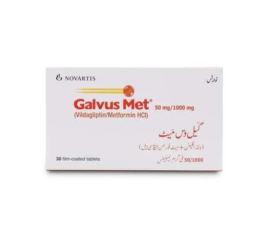 Galvus Met 50mg+1000mg Tablet (x3 Strips)