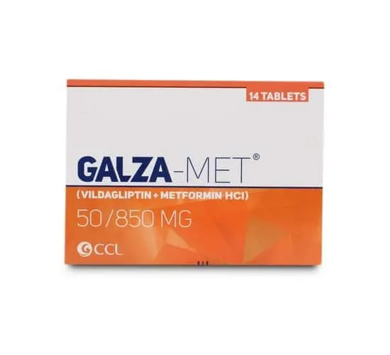 Galza Met 50mg+850mg Tablet (7 tablets)