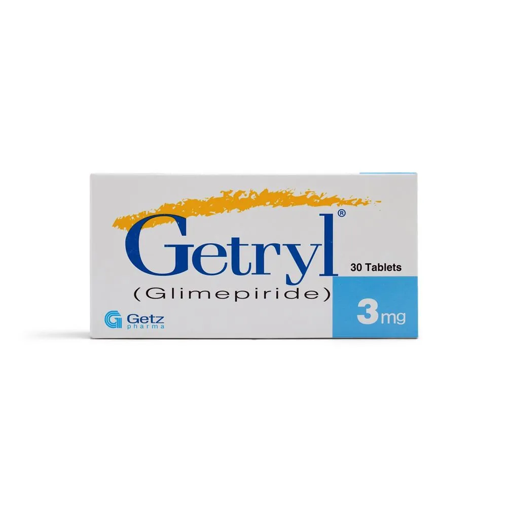 Getryl 3 mg Tablet (x3 Strips)