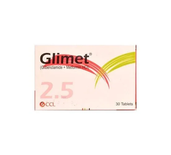 Glimet 2.5mg+500mg Tablet (10 tablets)