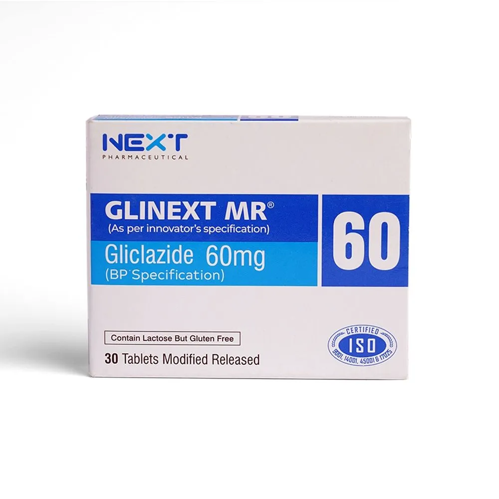 Glinext MR 60mg Tablet (15 tablets)