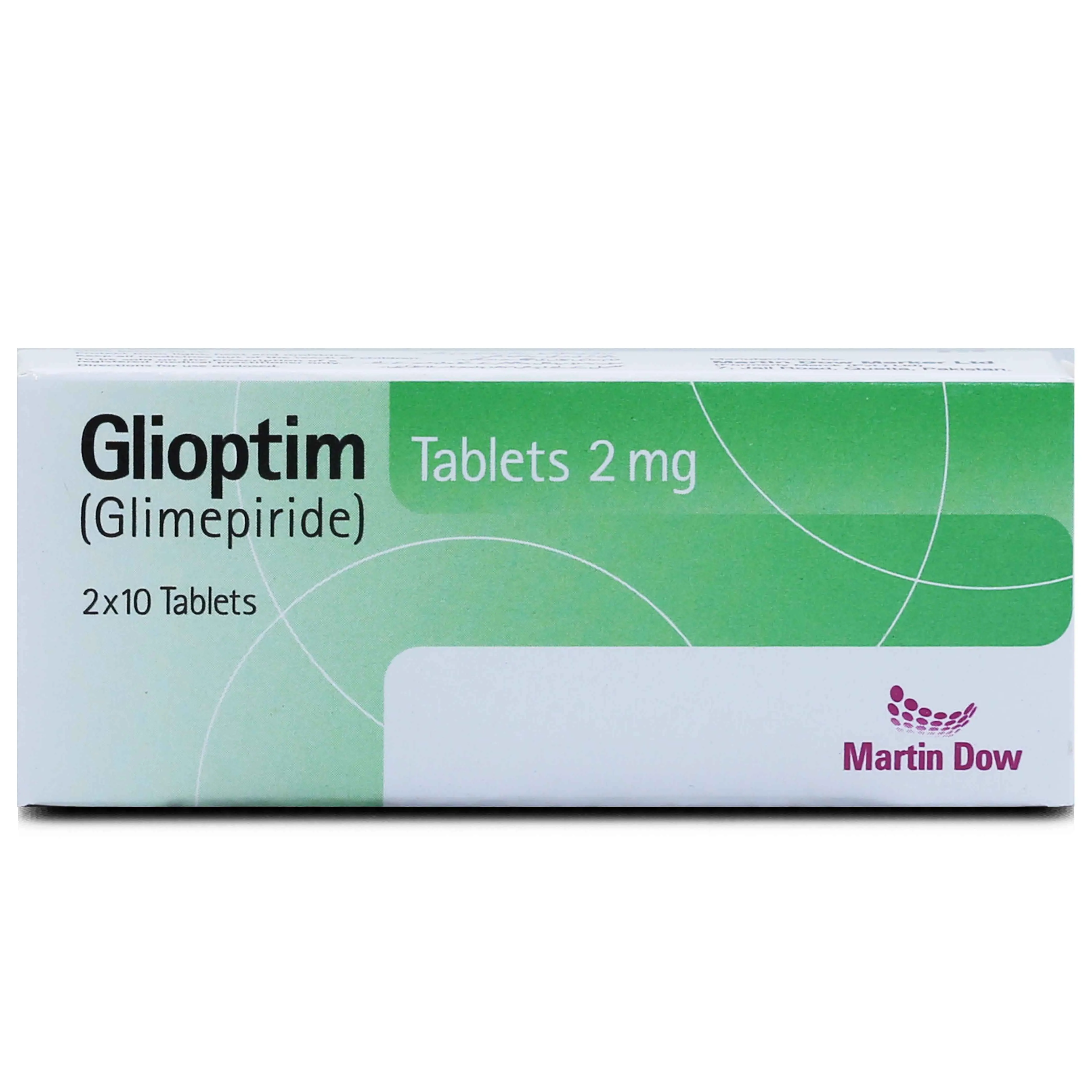 Glioptim 2mg Tablet (x2 Strips)