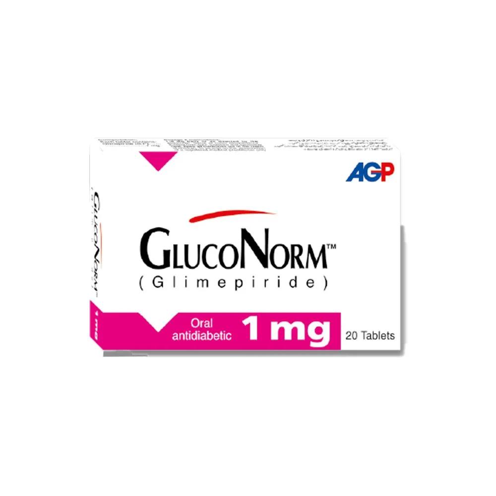 GlucoNorm 1mg Tablet (x2 Strips)
