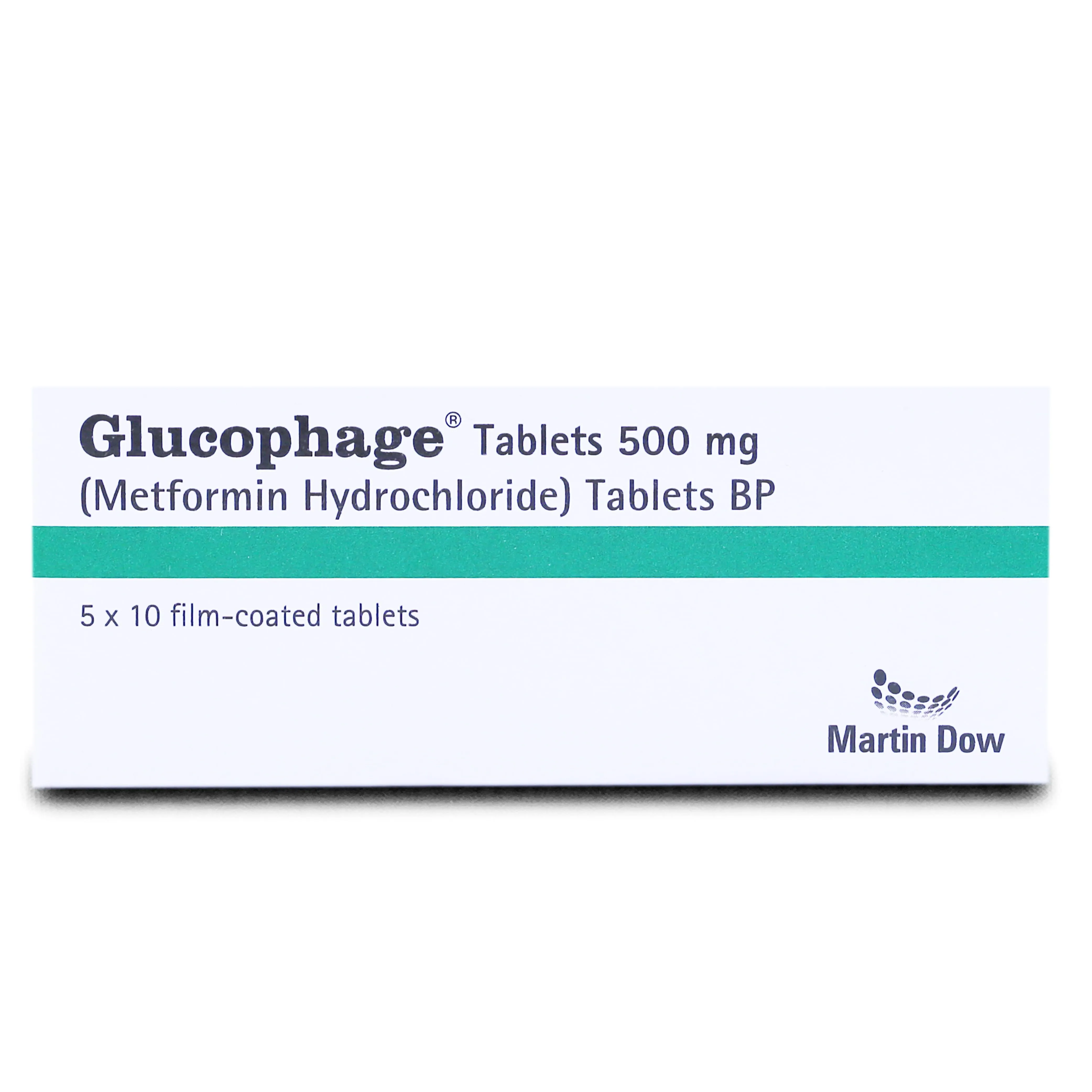 Glucophage 500mg Tablet (10 tablets)