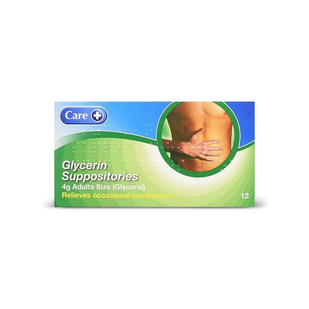 Glycerin Suppository Adult Tablet (12 tablets)