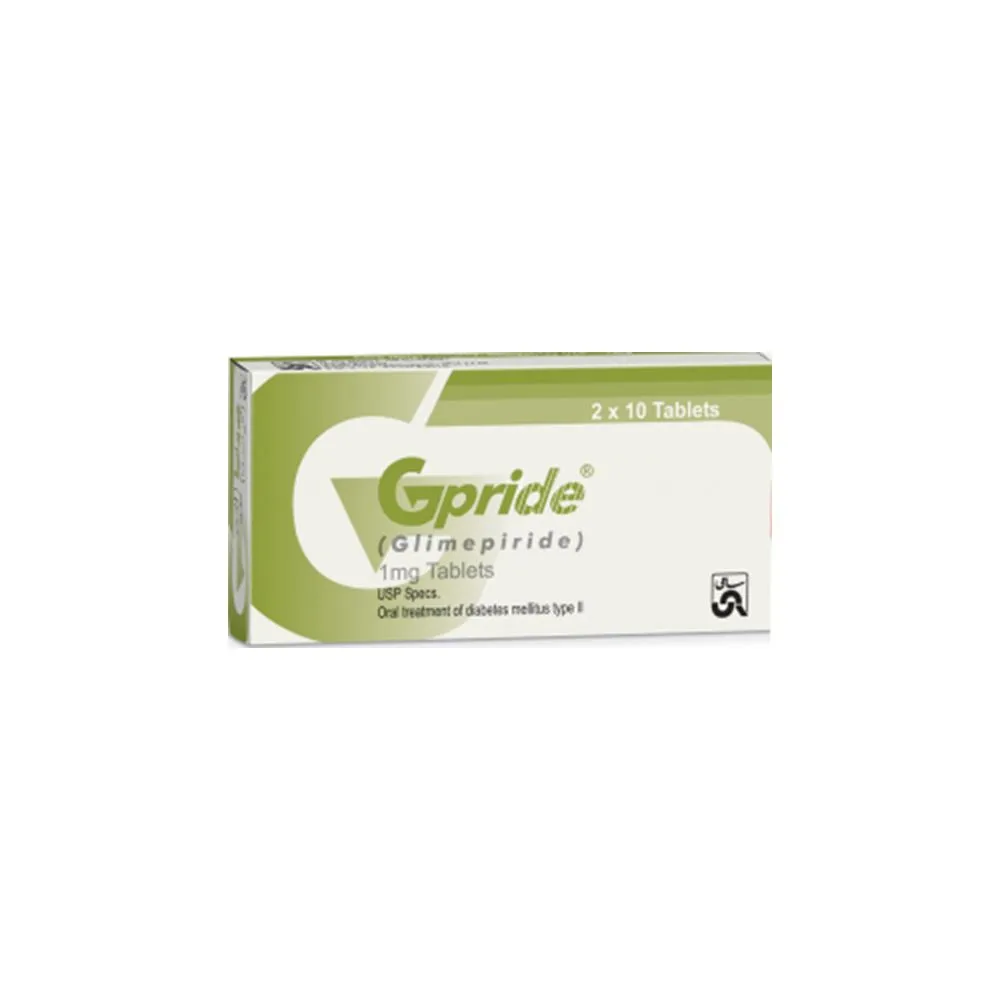 Gpride 1mg Tablet (20 tablets)