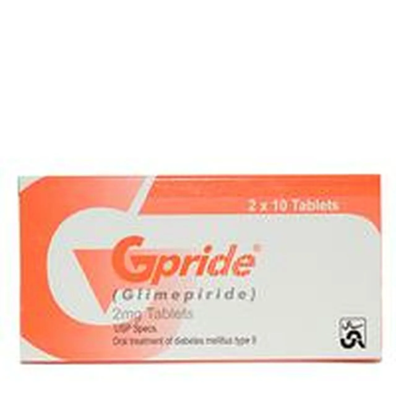 Gpride 2mg Tablet (20 tablets)