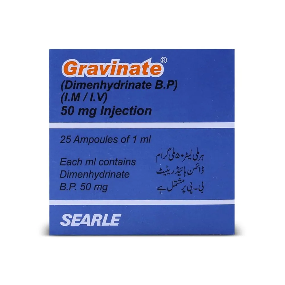 Gravinate 50mg Ampule 1 ml