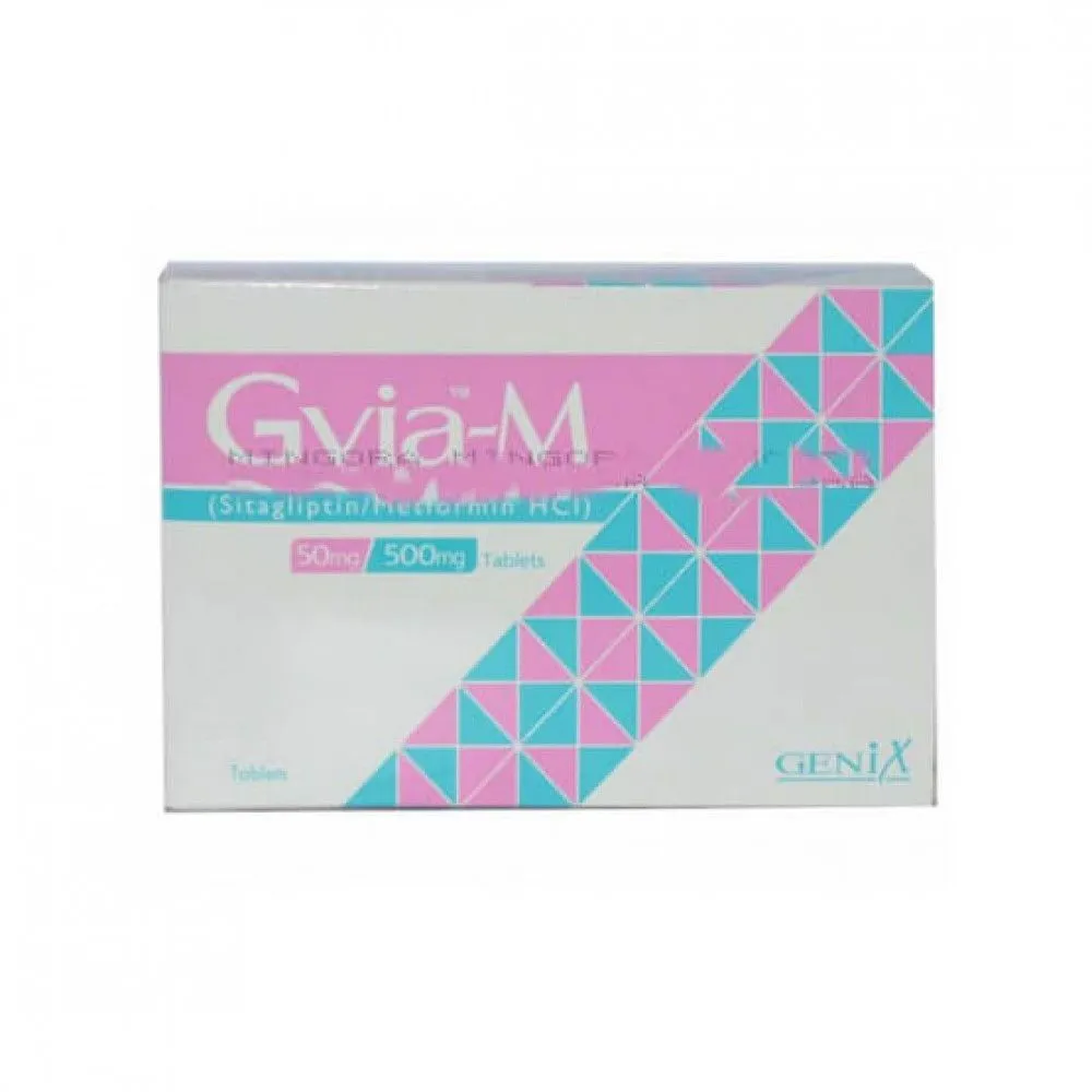 Gvia-M 50mg+500mg Tablet (x2 Strips)