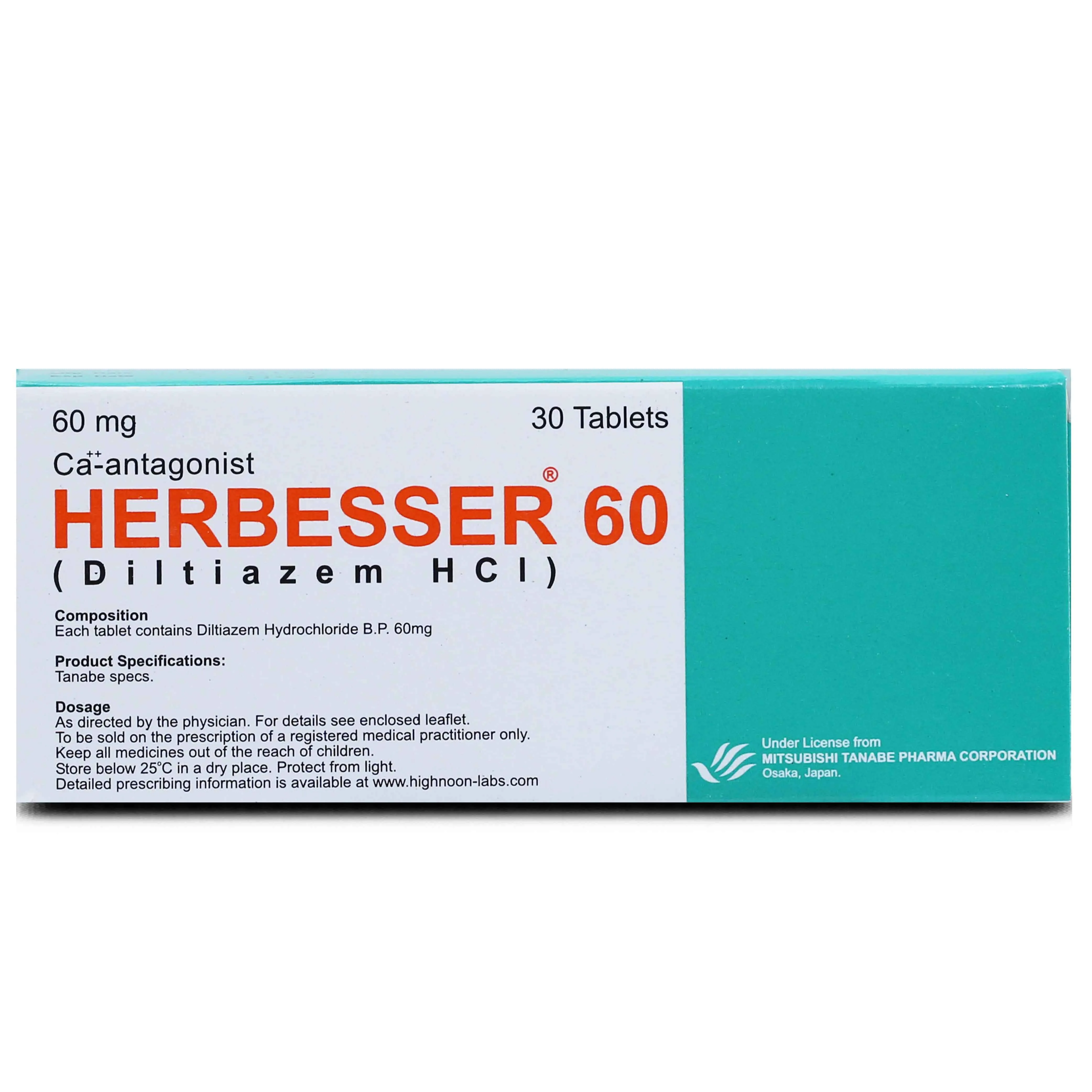 Herbesser 60 60mg Tablet (10 tablets)