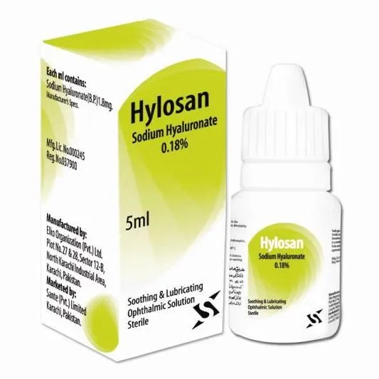 Hylosan Ophthalmic 0.18% Drop 5 ml