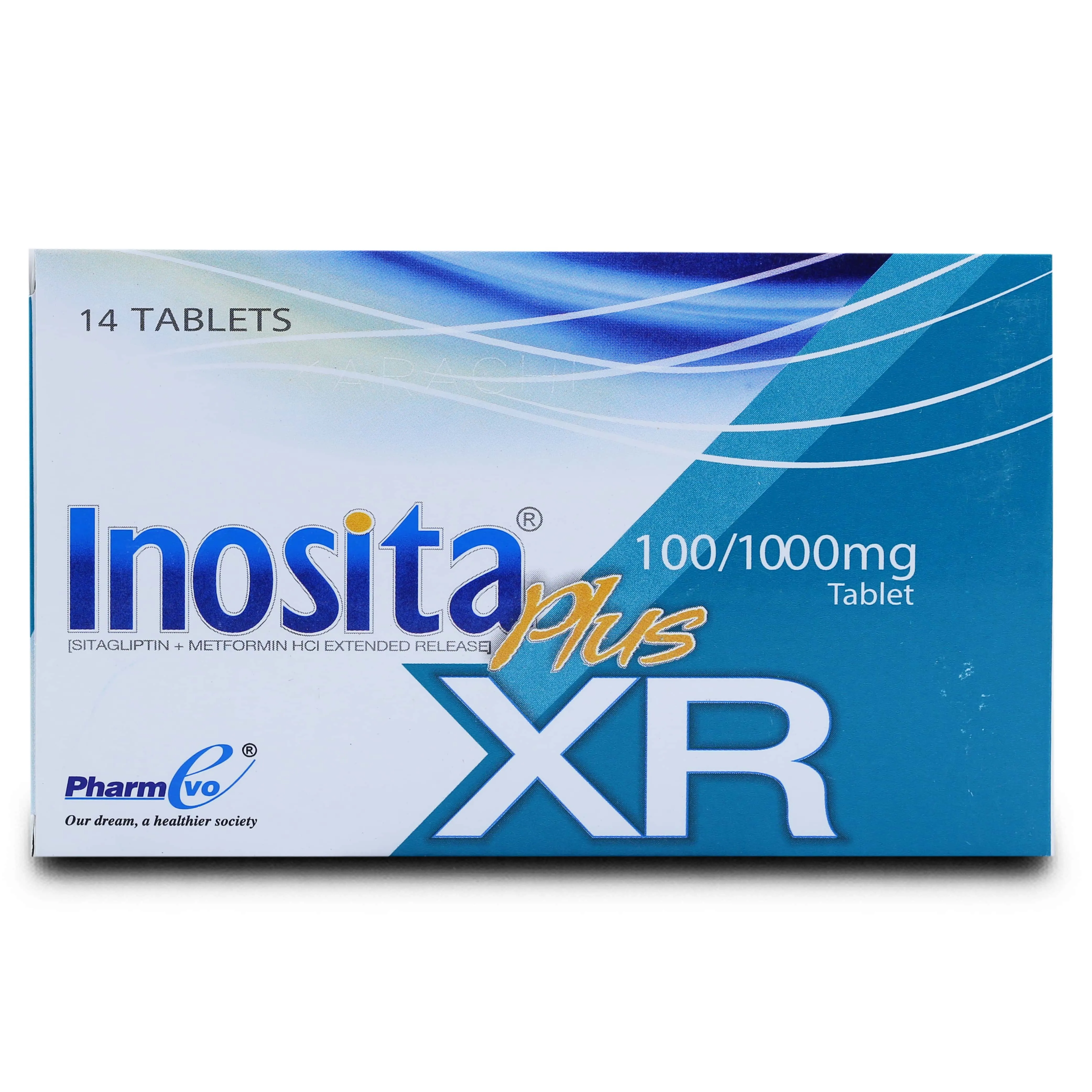 Inosita Plus XR 100mg+1000mg Tablet (7 tablets)