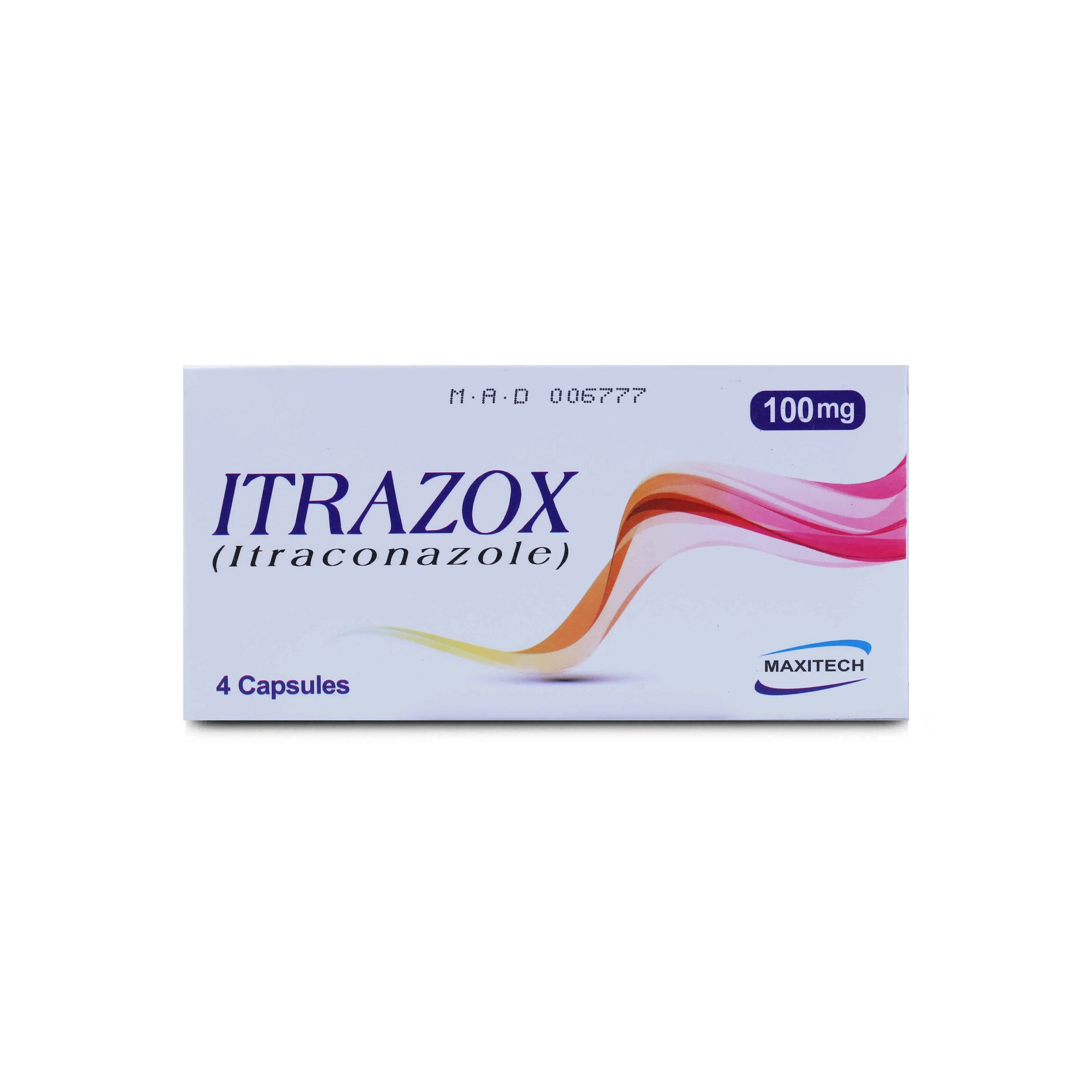 Itrazox 100mg capsule (4 tablets)