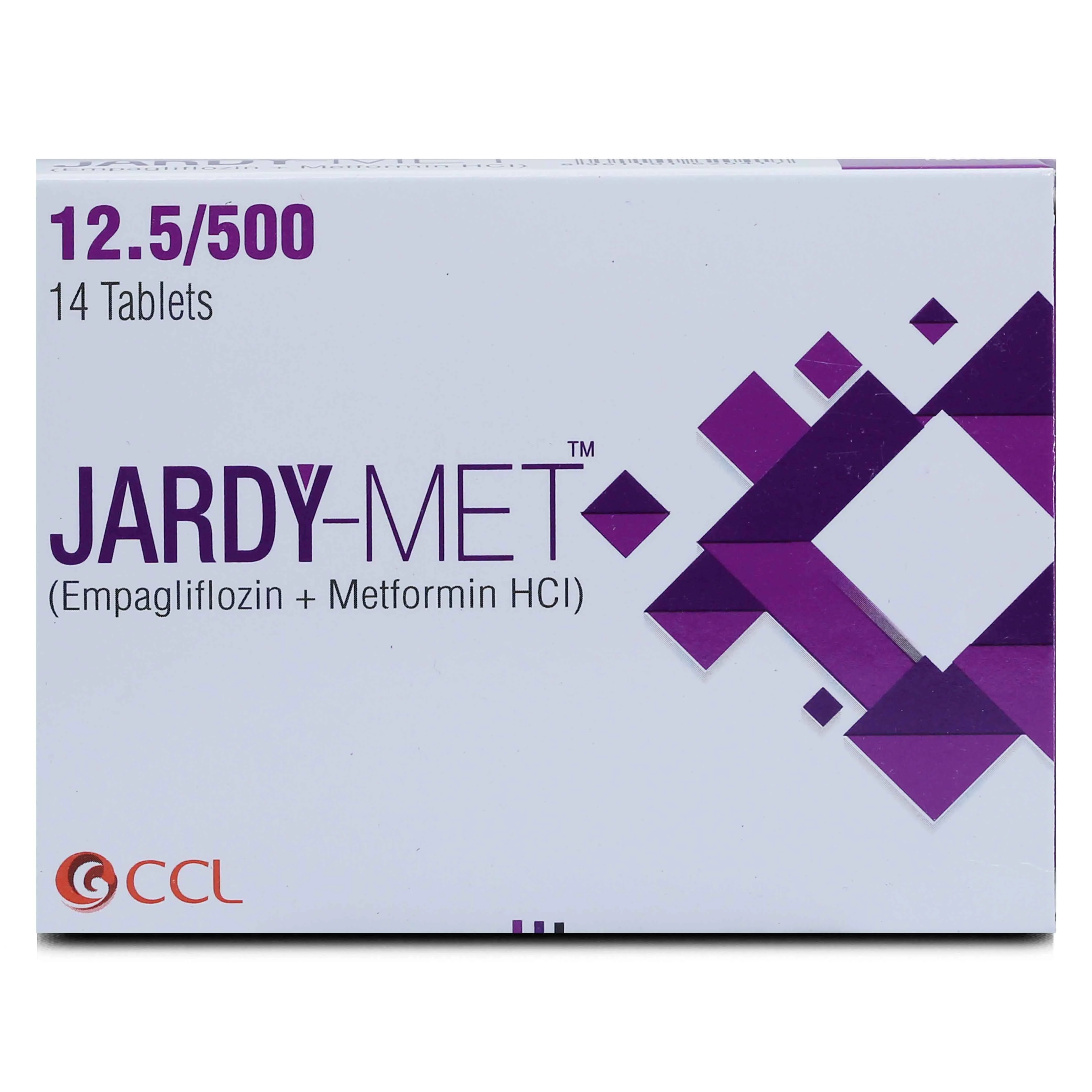 Jardy-Met 12.5/500mg Tablet (7 tablets)