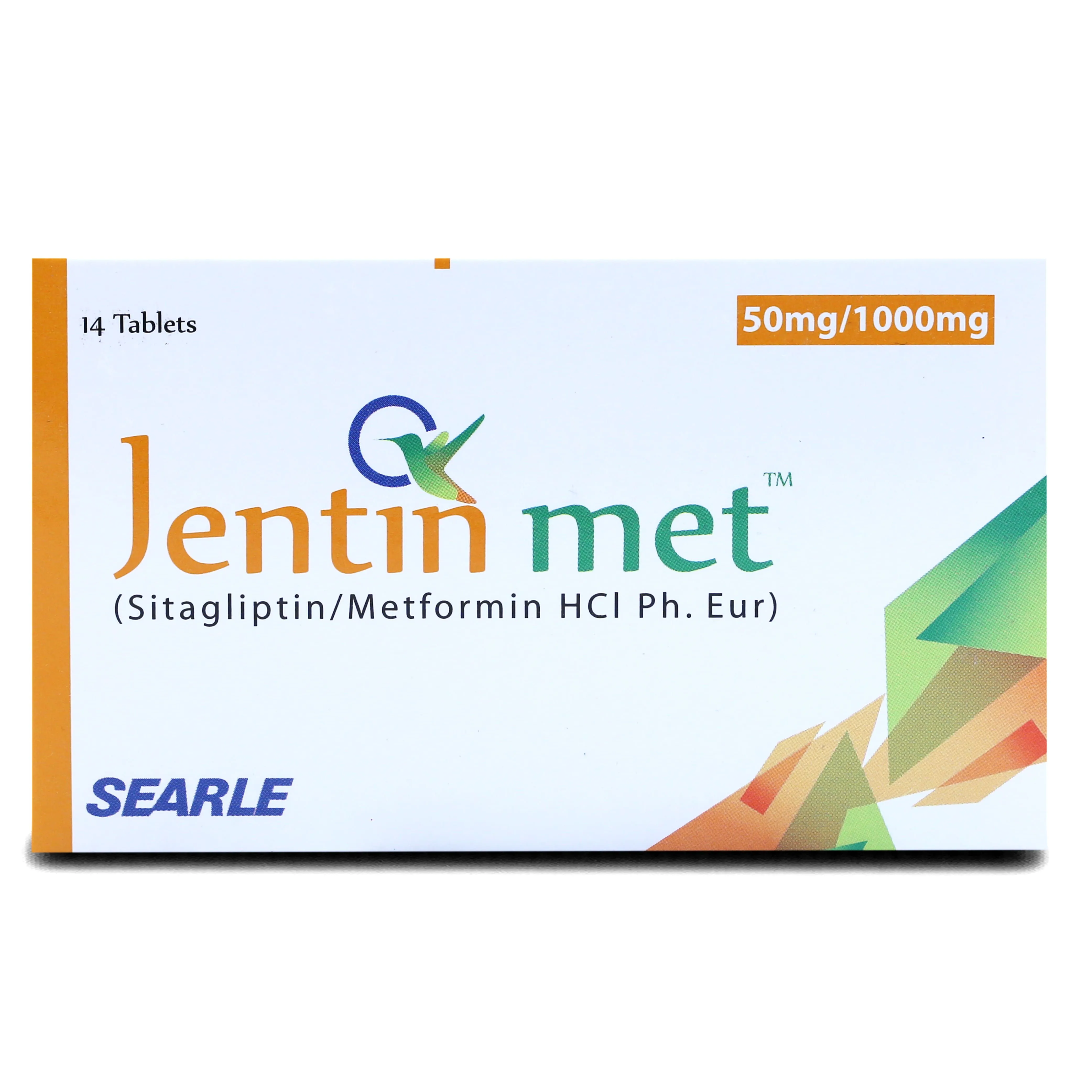 Jentin Met 50mg+1000mg Tablet (7 tablets)