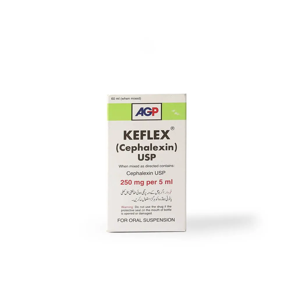Keflex 250mg/5ml Suspension 60 ml