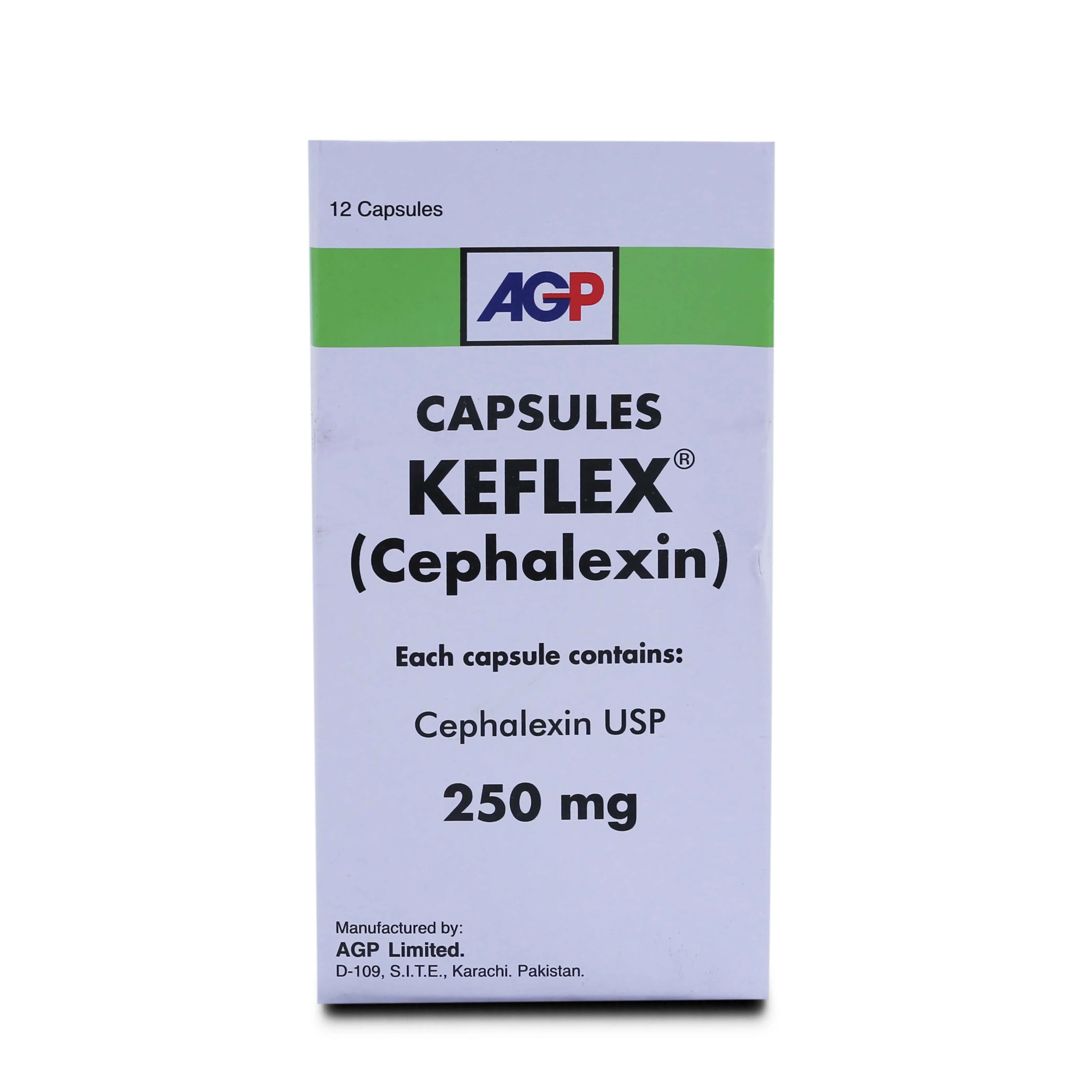 Keflex 250mg Capsule (12 tablets)