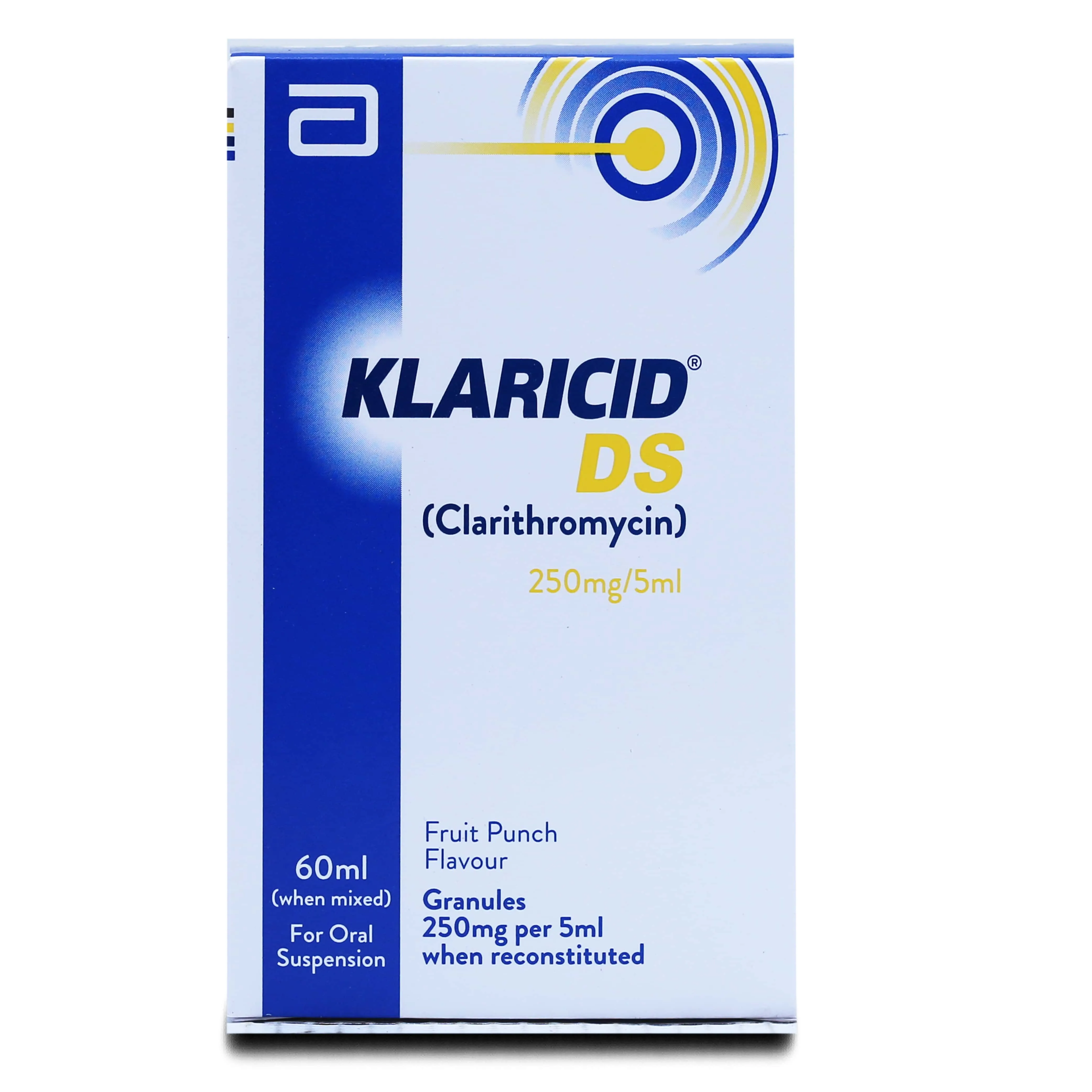 Klaricid DS (Granules) 250mg/5ml Suspension 60 ml
