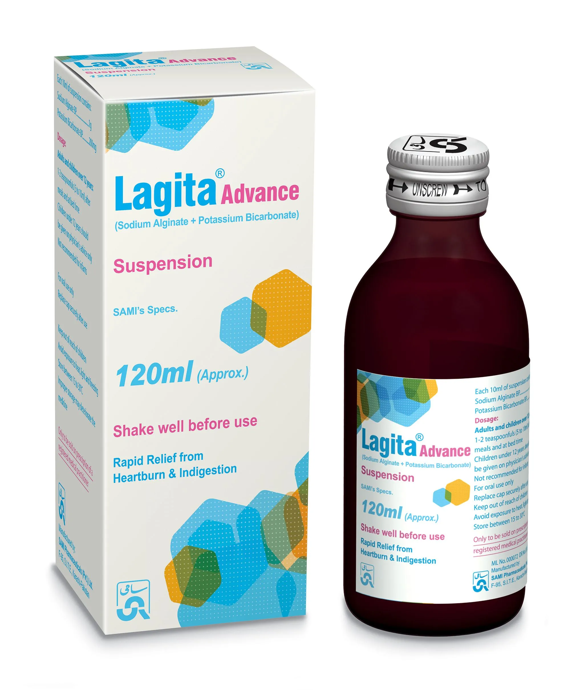 Lagita Advance Sugar Free Suspension 120 ml