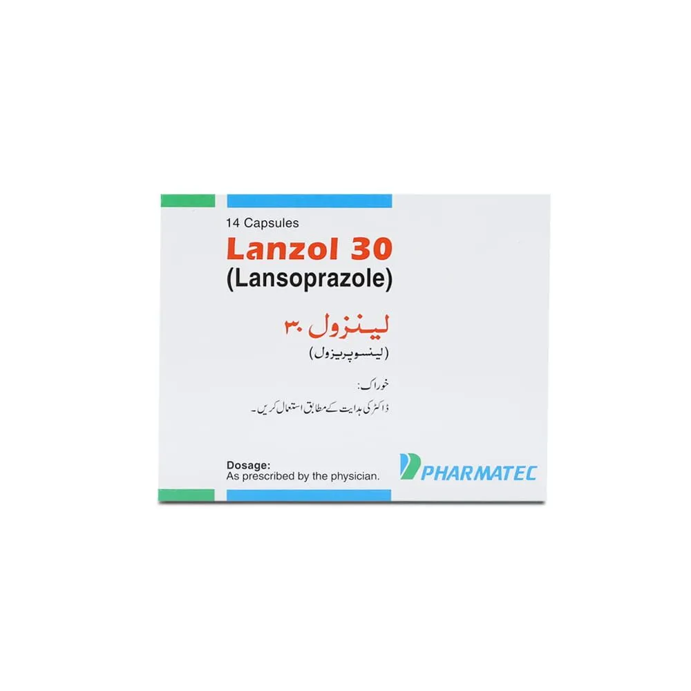 Lanzol 30mg Capsule (14 tablets)