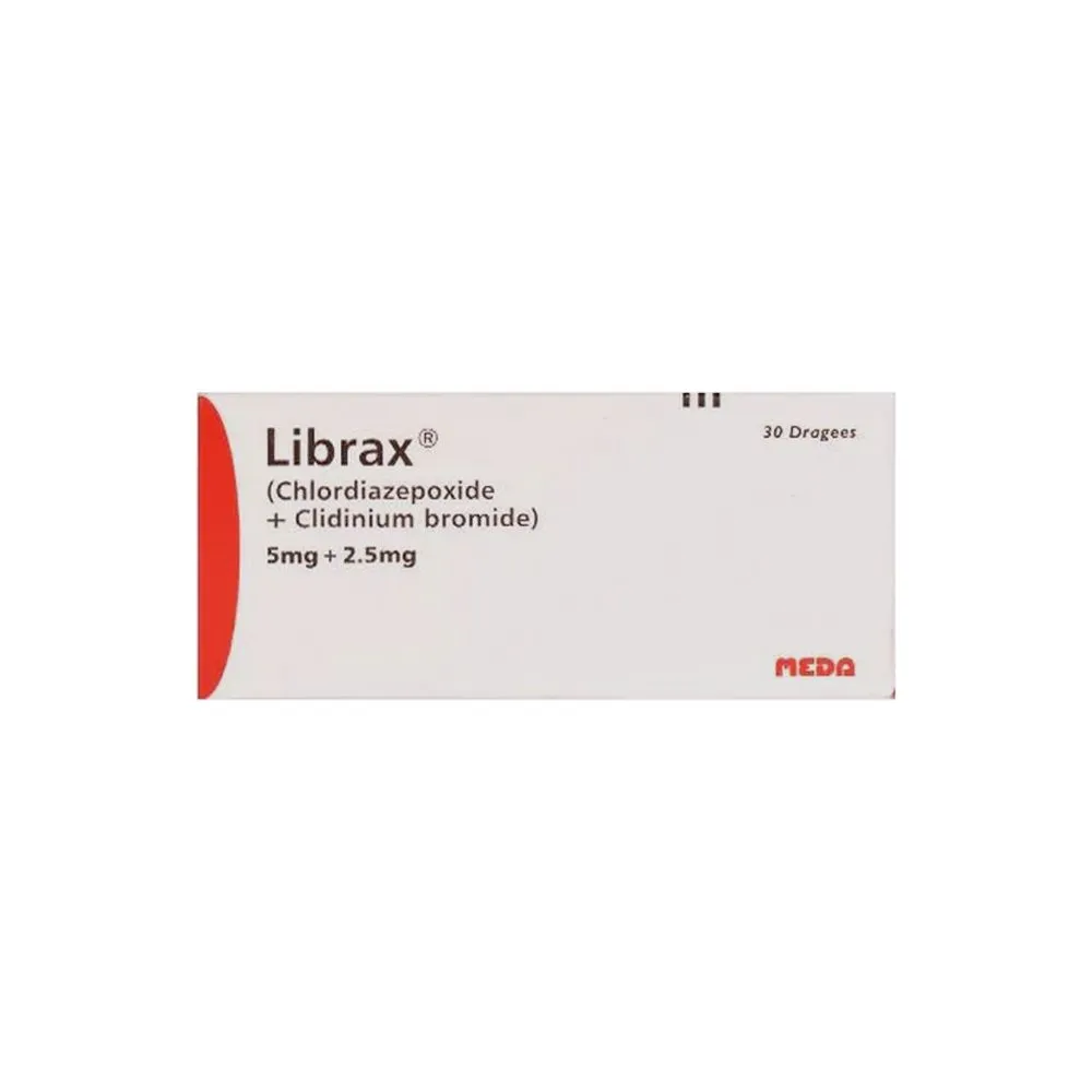 Librax Dragees 5mg+2.5mg Tablet (x5 Strips)