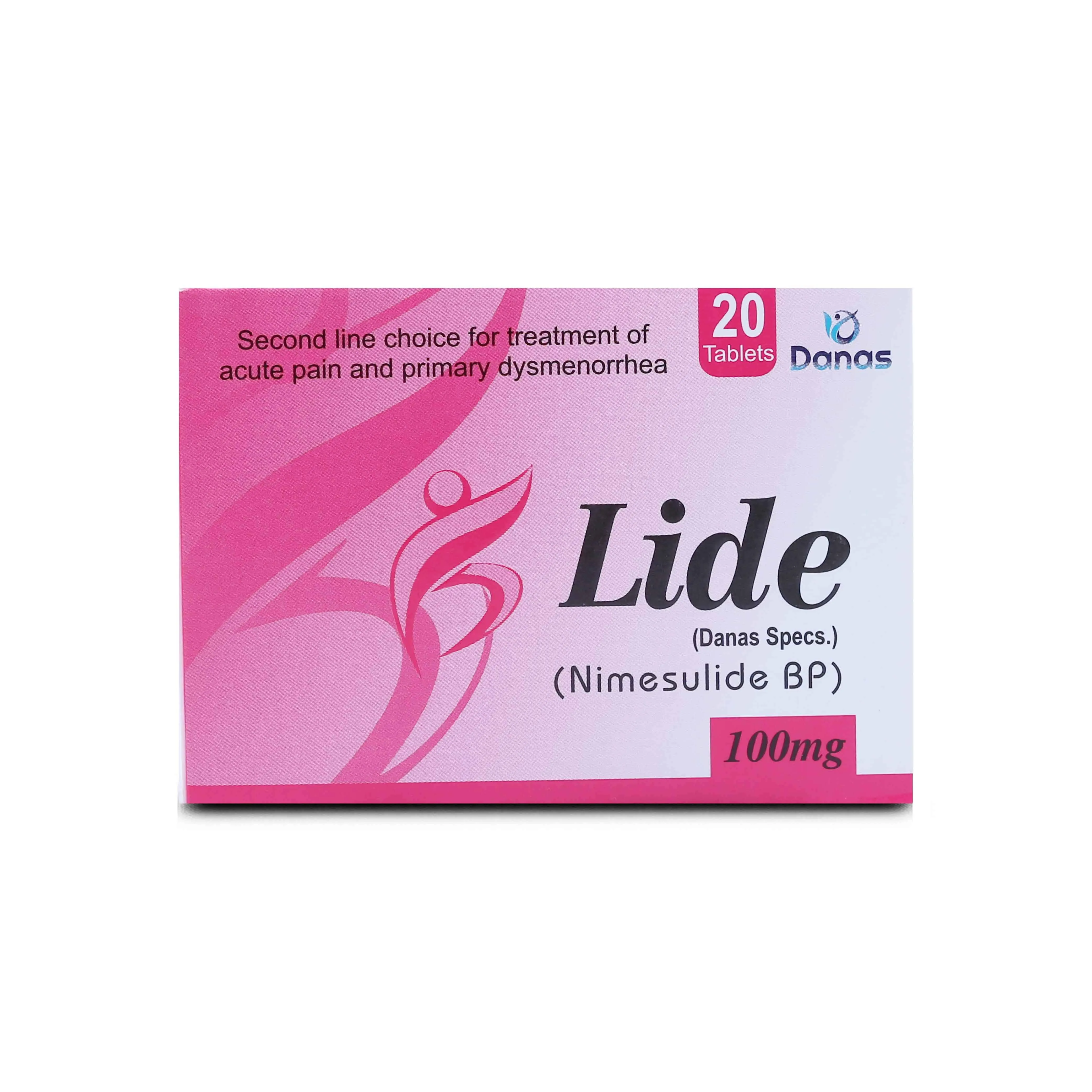 Lide 100mg Tablet (x2 Strips)