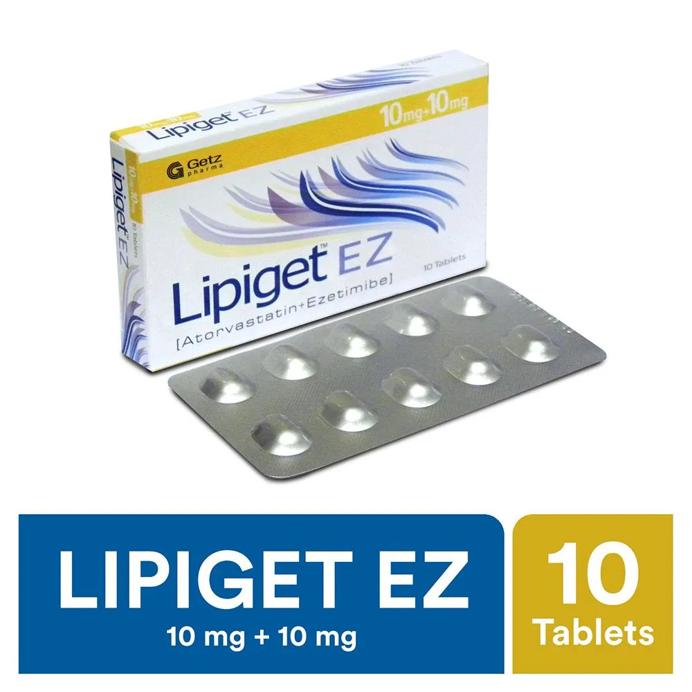 Lipiget EZ 10mg+10mg Tablet (10 tablets)