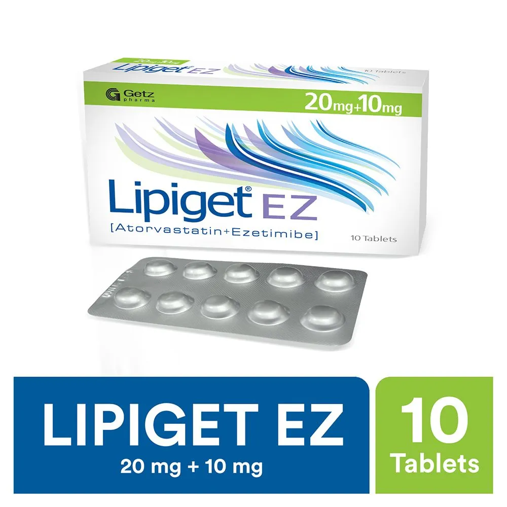 Lipiget EZ 20mg/10mg Tablet (10 tablets)