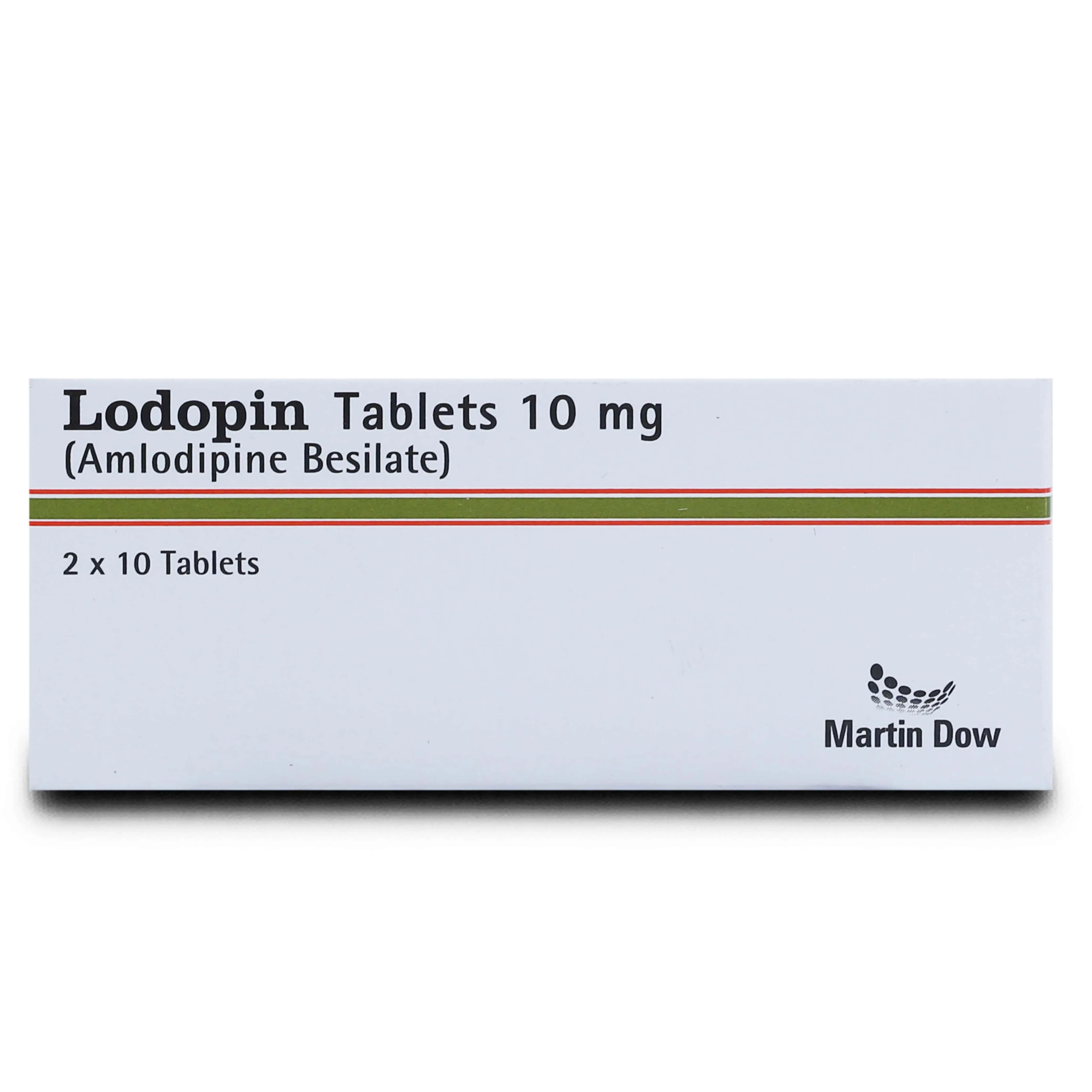 Lodopin 10mg Tablet (x2 Strips)