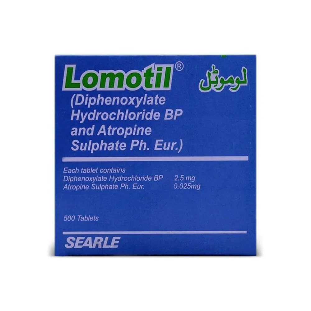 Lomotil 2.5mg+0.025mg Tablet (20 tablets)