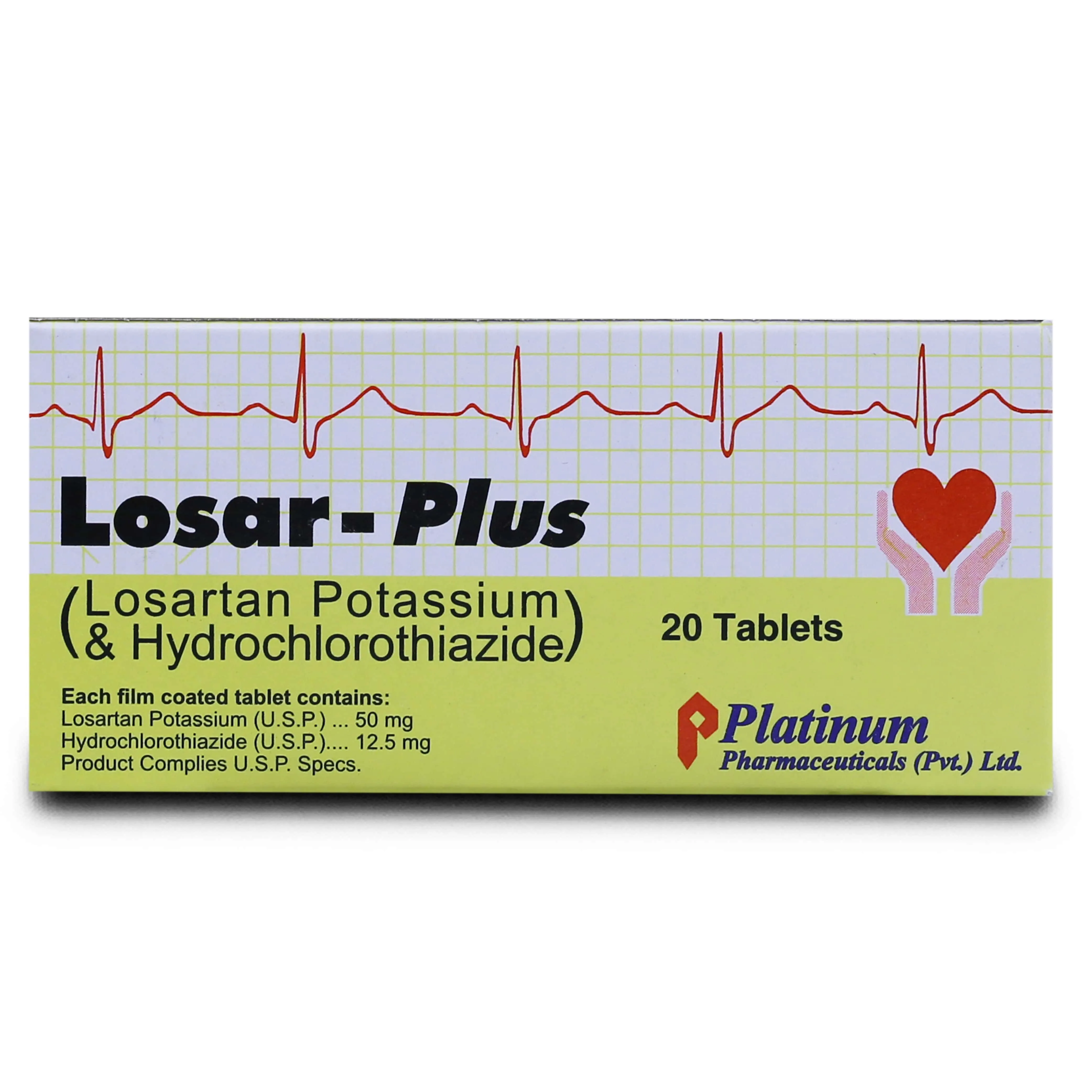 Losar Plus 50mg+12.5mg Tablet (10 tablets)