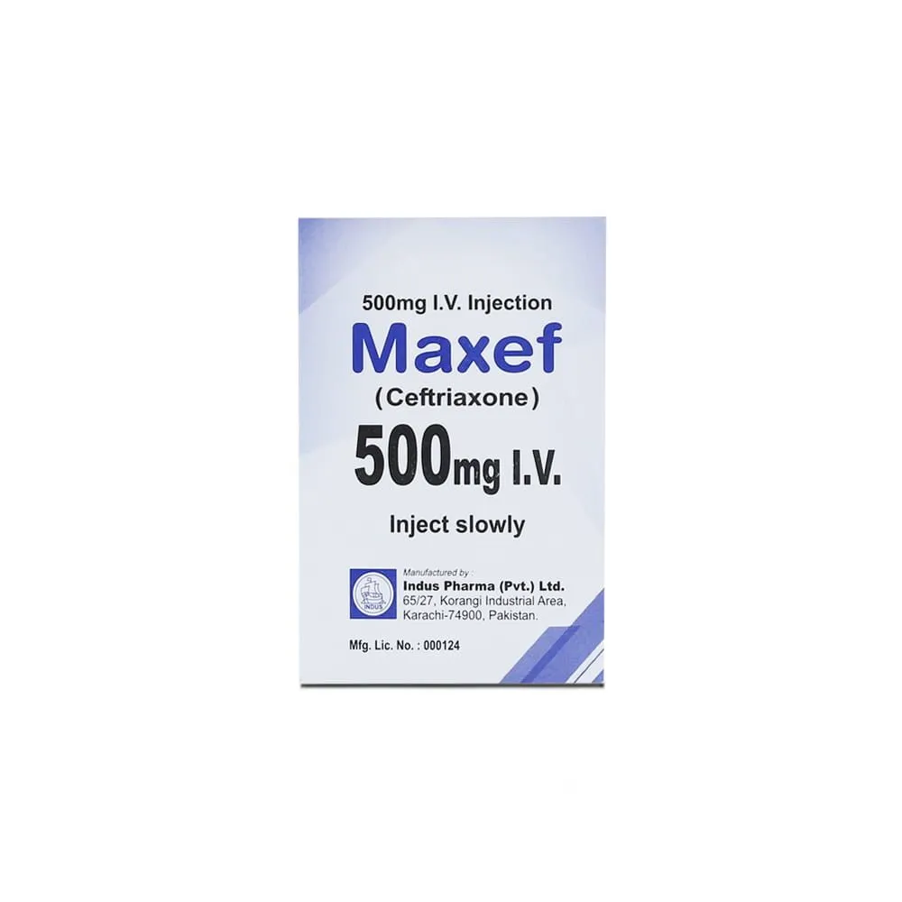 Maxef IV 500mg Injection 1 vial