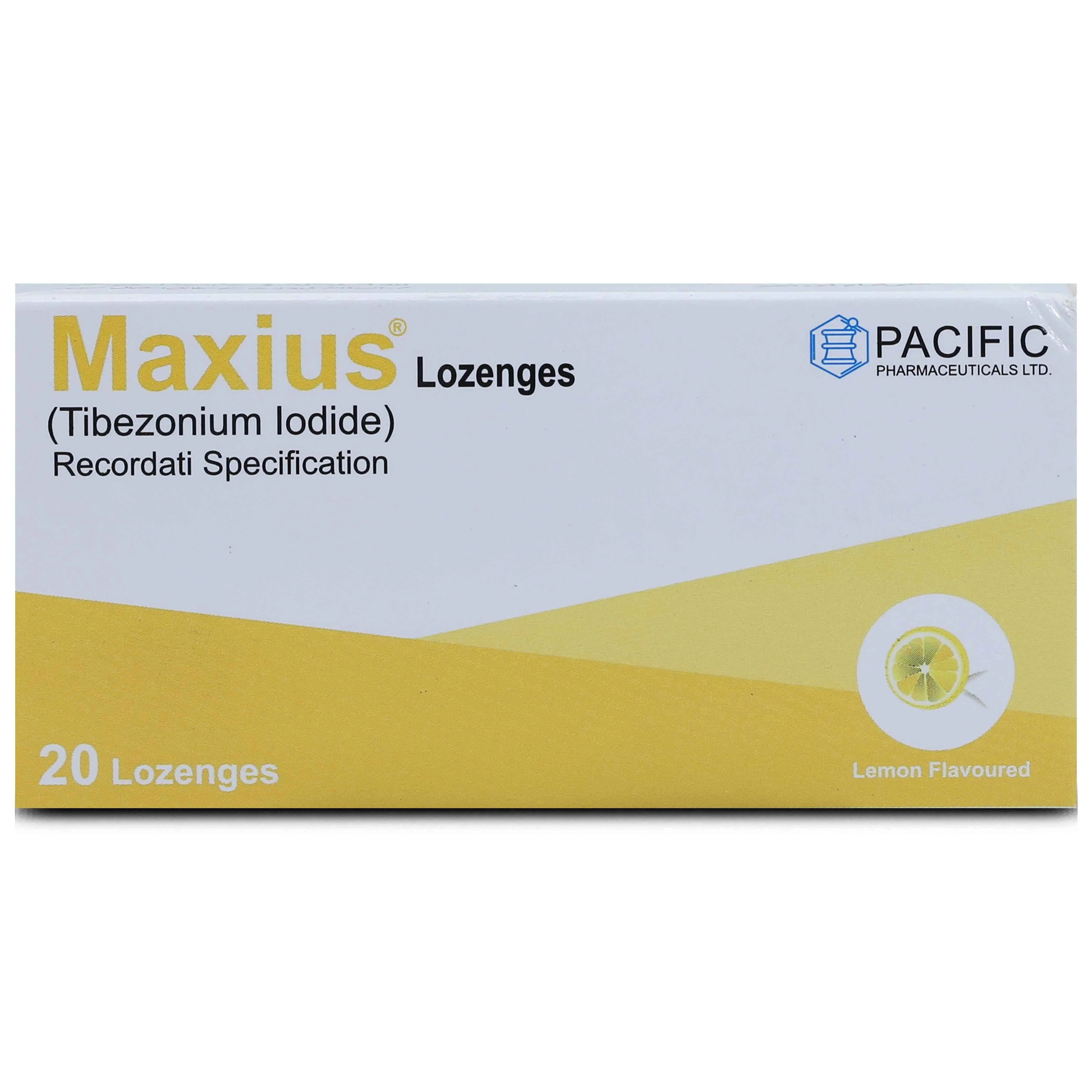 Maxius Lozenge Lemon Tablet (5 tablets)
